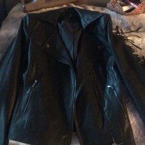 New black fringed motorcycle type jacket